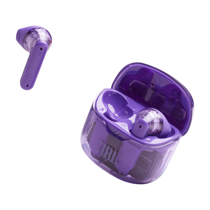 JBL Tune Flex Ghost Edition - Purple Ghost - True wireless Noise Cancelling earbuds - Detailshot 7 image number null